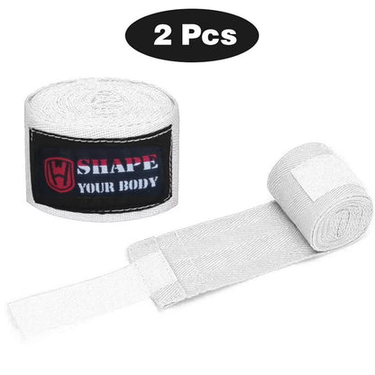 WOSWEIR 1 Pair Cotton Kick Boxing Wraps Bandage Men Sanda Taekwondo Muay Thai Guantes De Boxeo MMA Wrist Straps Equipment