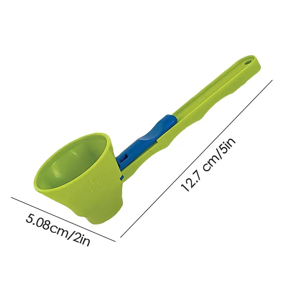 Revolutionary No-Spill Measuring Spoon Funnel for Effortless Protein Powder and Baby Formula Prep