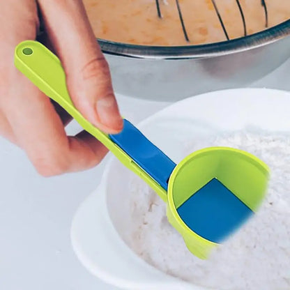 Revolutionary No-Spill Measuring Spoon Funnel for Effortless Protein Powder and Baby Formula Prep
