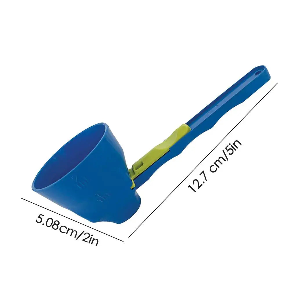 Revolutionary No-Spill Measuring Spoon Funnel for Effortless Protein Powder and Baby Formula Prep