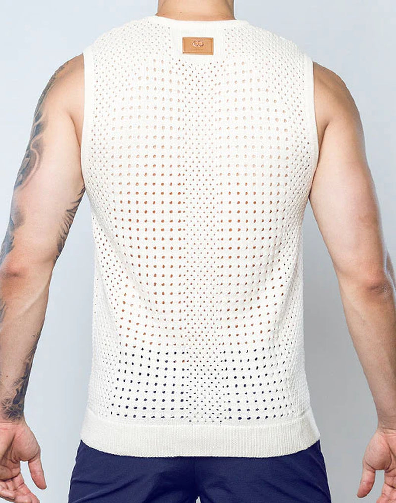 Riviera Singlet - Beige