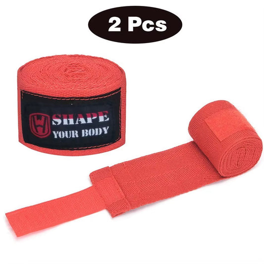 WOSWEIR 1 Pair Cotton Kick Boxing Wraps Bandage Men Sanda Taekwondo Muay Thai Guantes De Boxeo MMA Wrist Straps Equipment