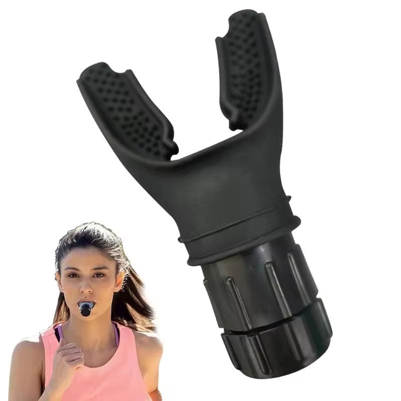 Lung Capacity Enhancement Respiratory Trainer Mouthpiece for Home Fitness and Wellness